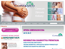 Tablet Screenshot of corfamed.pl